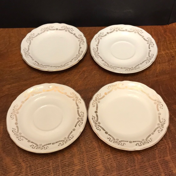 Edwin Knowles Arcadia Saucers - Picture 1 of 6